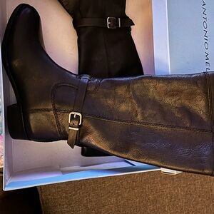 ANTONIO MELANI Black Heeled Boots